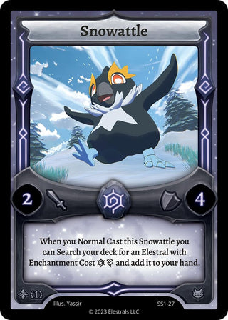 Image for Snowattle (Alternative Art) (SS1-27) (Shattered Stars Chapter 1 [SS1]) - Elestrals