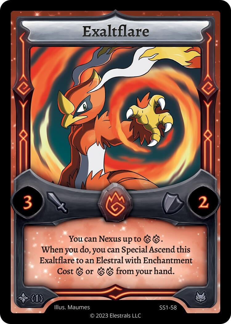 Image for Exaltflare (SS1-58) (Shattered Stars Chapter 1 [SS1]) - Elestrals