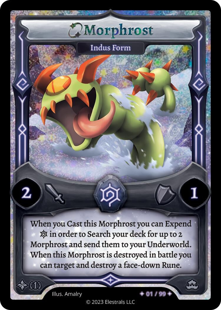 Image for Morphrost - Indus Form (Serialized) (/99) (Shattered Stars Chapter 1 [SS1]) - Elestrals