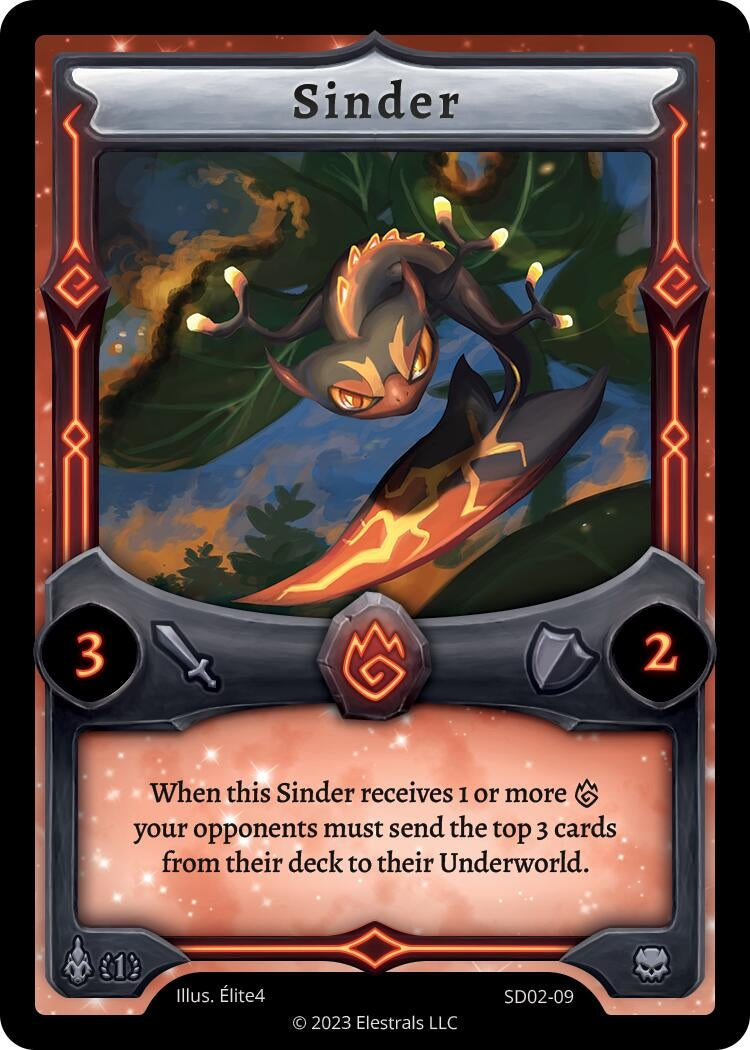Image for Sinder (SD02-09) (Trifernal Starter Deck [First Edition]) - Elestrals
