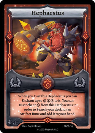 Image for Hephaestus (SD02-16) (Trifernal Starter Deck [First Edition]) - Elestrals