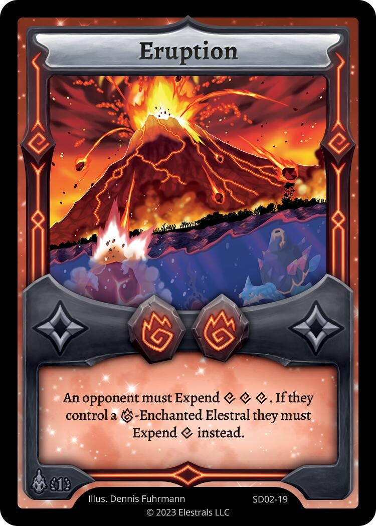 Image for Eruption (SD02-19) (Trifernal Starter Deck [First Edition]) - Elestrals