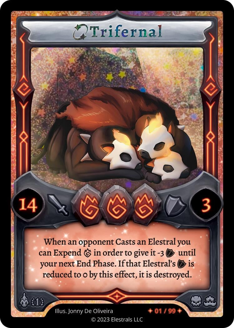 Image for Trifernal (Serialized) (/99) (Trifernal Starter Deck [First Edition]) - Elestrals