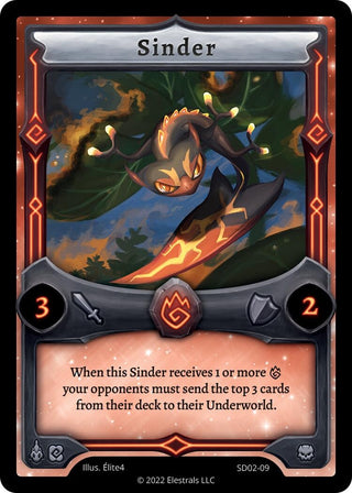 Image for Sinder (SD02-09) (Trifernal Starter Deck [Kickstarter Edition]) - Elestrals