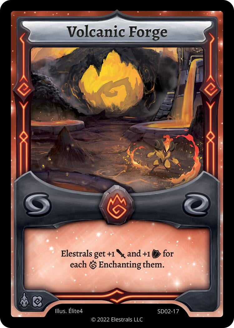 Image for Volcanic Forge (SD02-17) (Trifernal Starter Deck [Kickstarter Edition]) - Elestrals
