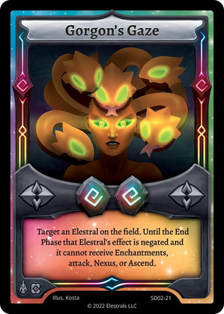 Image for Gorgon's Gaze (SD02-21) (Trifernal Starter Deck [Kickstarter Edition]) - Elestrals