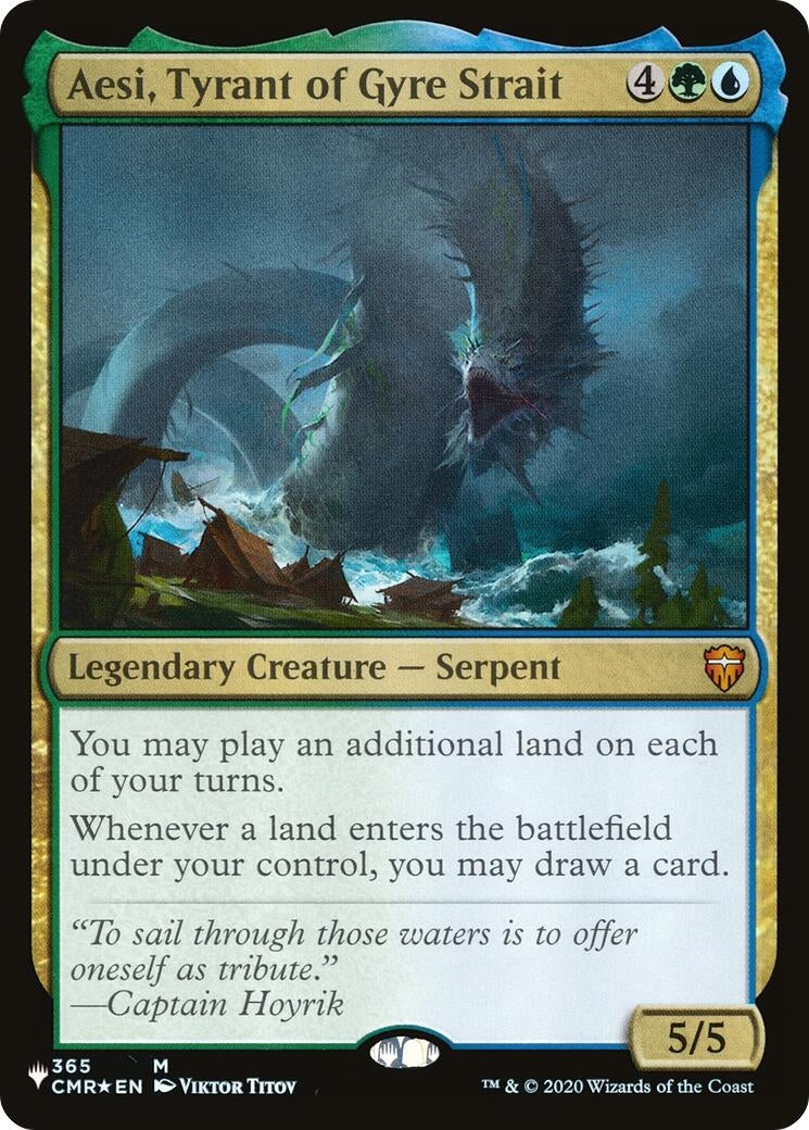 Aesi Tyrant of Gyre Strait (365) [LIST] - MTG Single