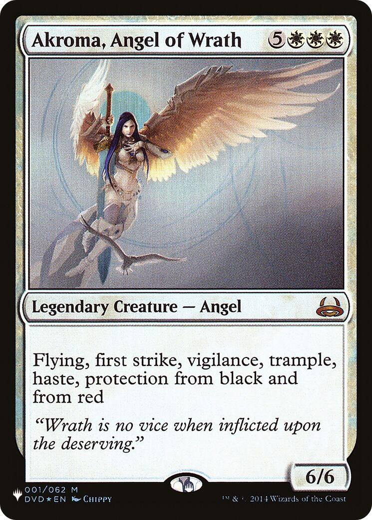 Akroma Angel of Wrath (1) [LIST] - MTG Single