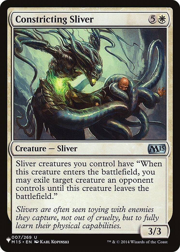 Constricting Sliver (7) [LIST] - MTG Single