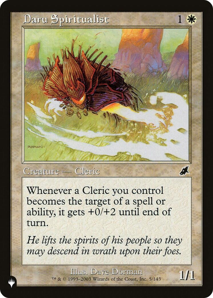 Daru Spiritualist (5) [LIST] - MTG Single