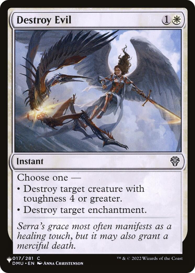Destroy Evil (17) [LIST] - MTG Single