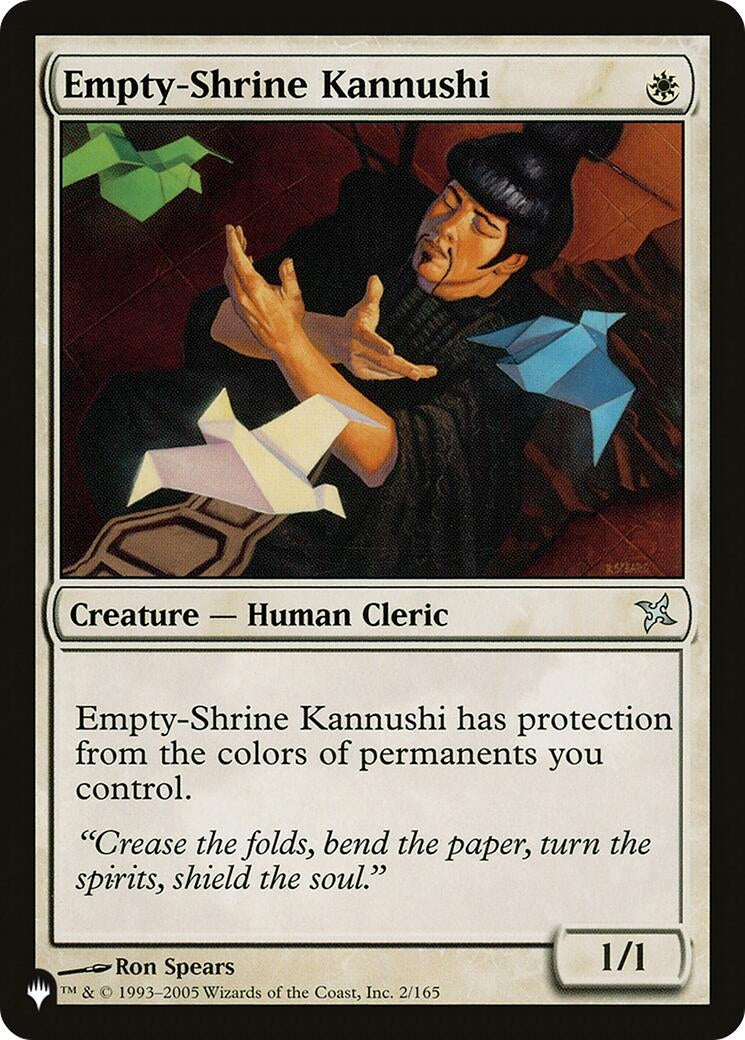 Empty-Shrine Kannushi (2) [LIST] - MTG Single