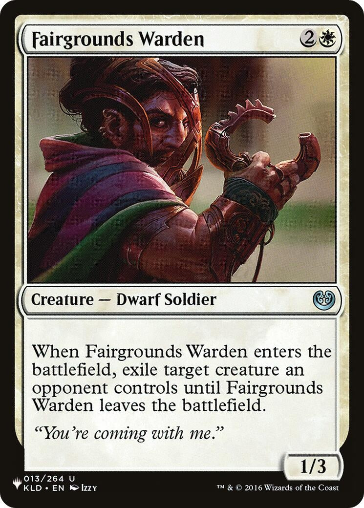 Fairgrounds Warden (13) [LIST] - MTG Single