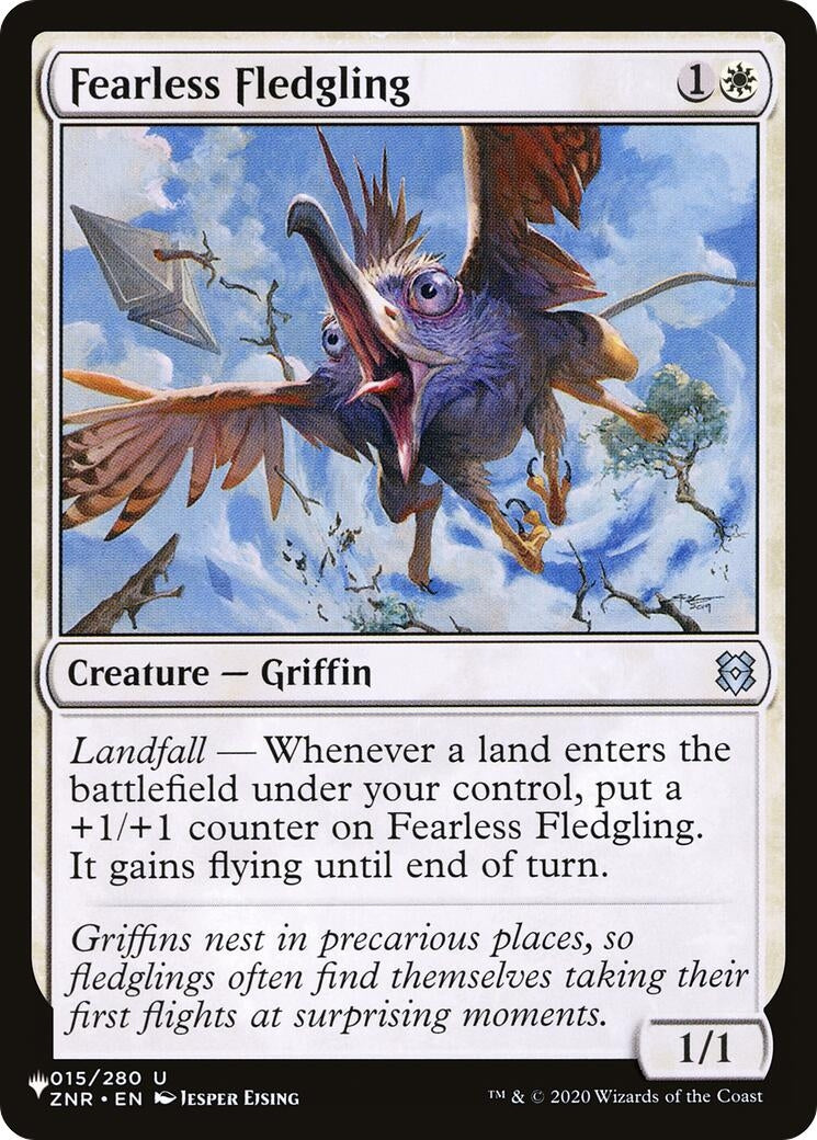Fearless Fledgling (15) [LIST] - MTG Single