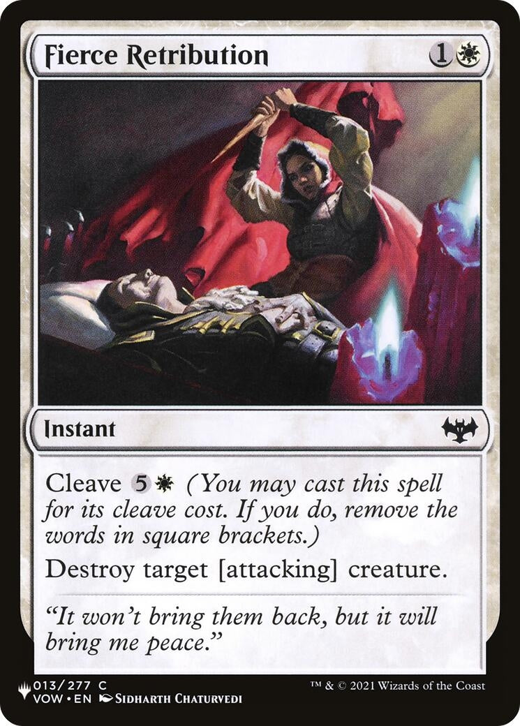 Fierce Retribution (13) [LIST] - MTG Single
