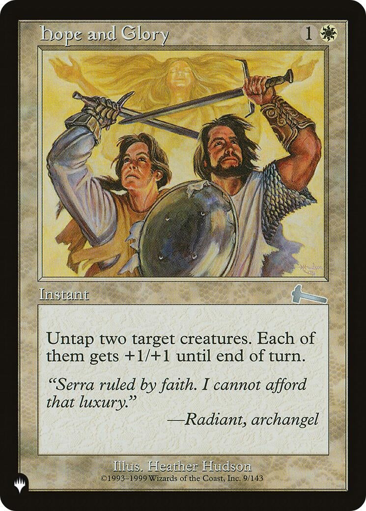 Hope and Glory (9) [LIST] - MTG Single