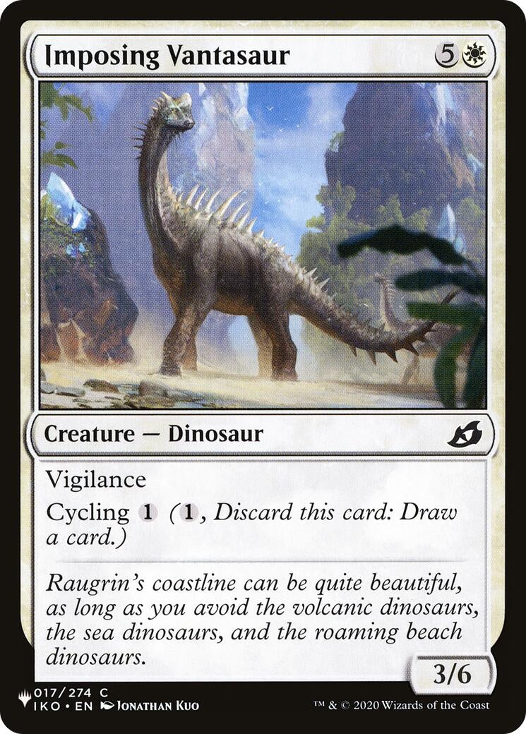 Imposing Vantasaur (17) [LIST] - MTG Single