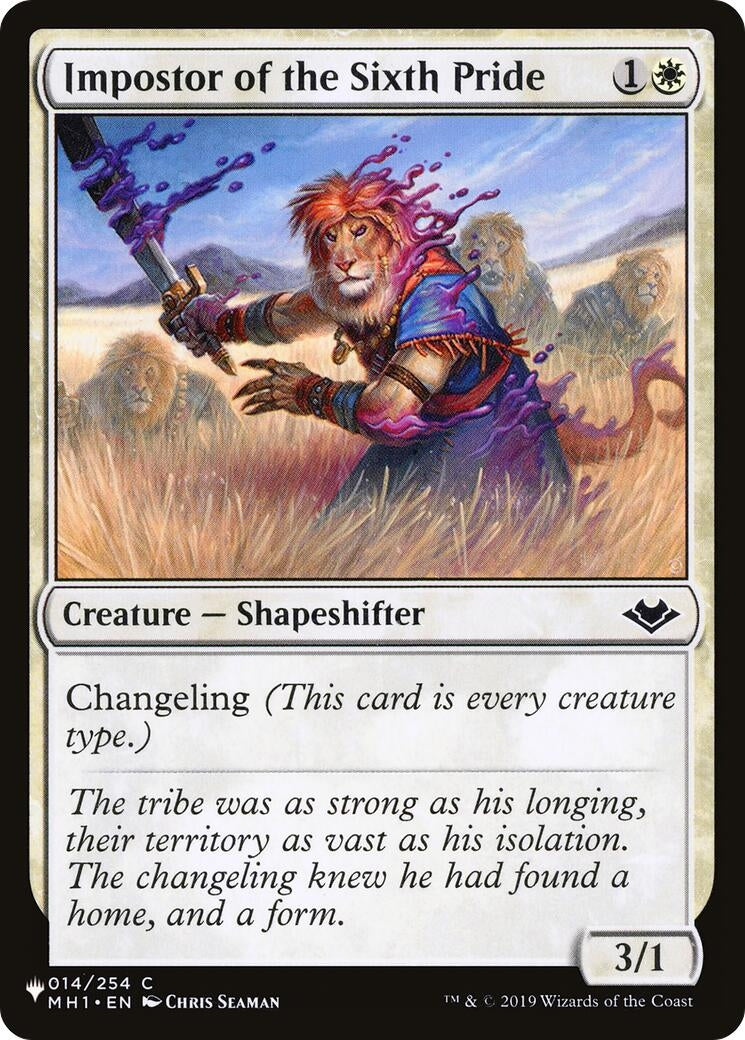 Impostor of the Sixth Pride (14) [LIST] - MTG Single