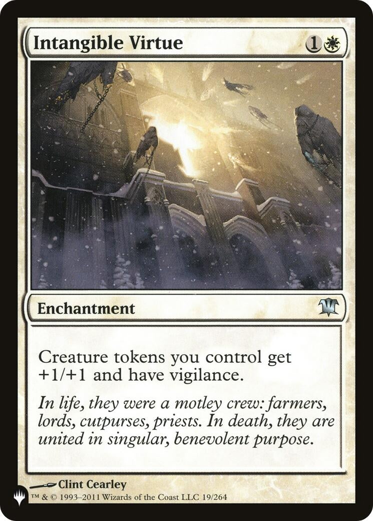 Intangible Virtue (19) [LIST] - MTG Single