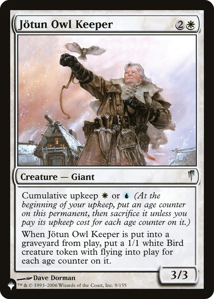 Jotun Owl Keeper (9) [LIST] - MTG Single