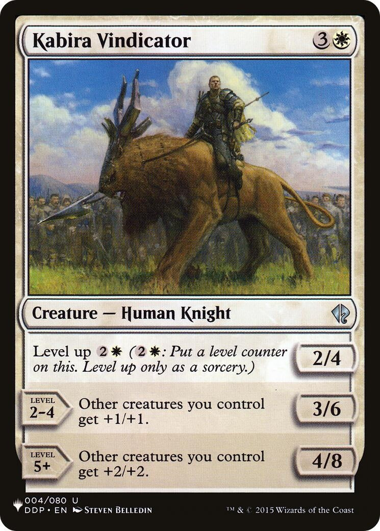 Kabira Vindicator (4) [LIST] - MTG Single