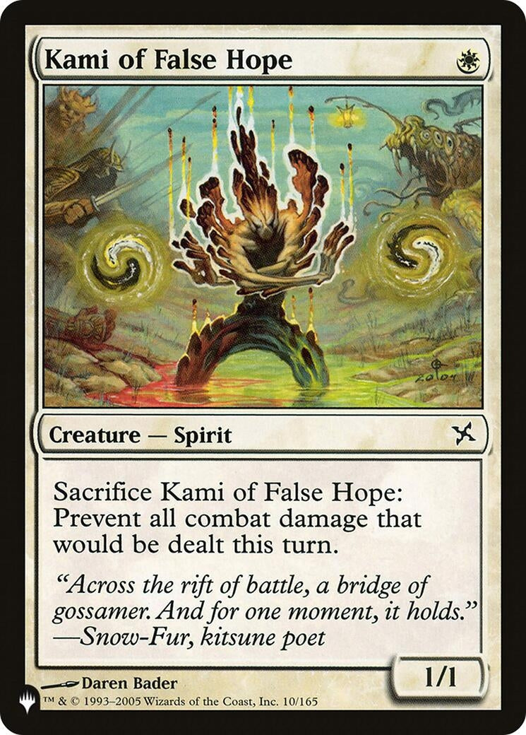 Kami of False Hope (10) [LIST] - MTG Single