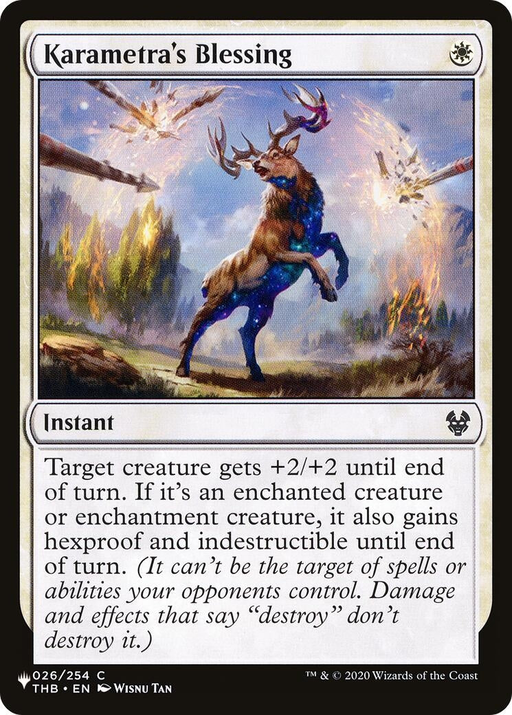 Karametra’s Blessing (26) [LIST] - MTG Single
