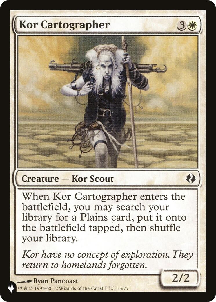 Kor Cartographer (13) [LIST] - MTG Single