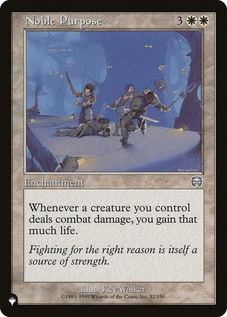 Noble Purpose (32) [LIST] - MTG Single
