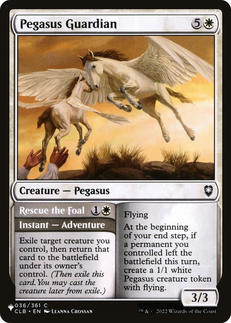 Pegasus Guardian (36) [LIST] - MTG Single