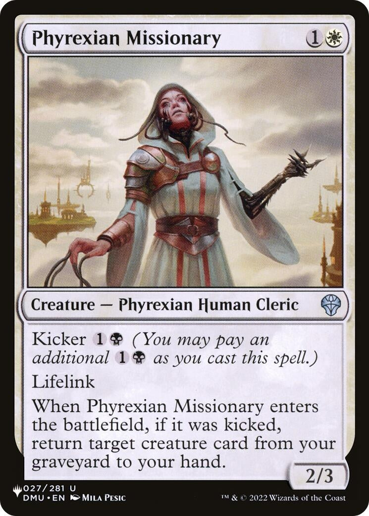 Phyrexian Missionary (27) [LIST] - MTG Single