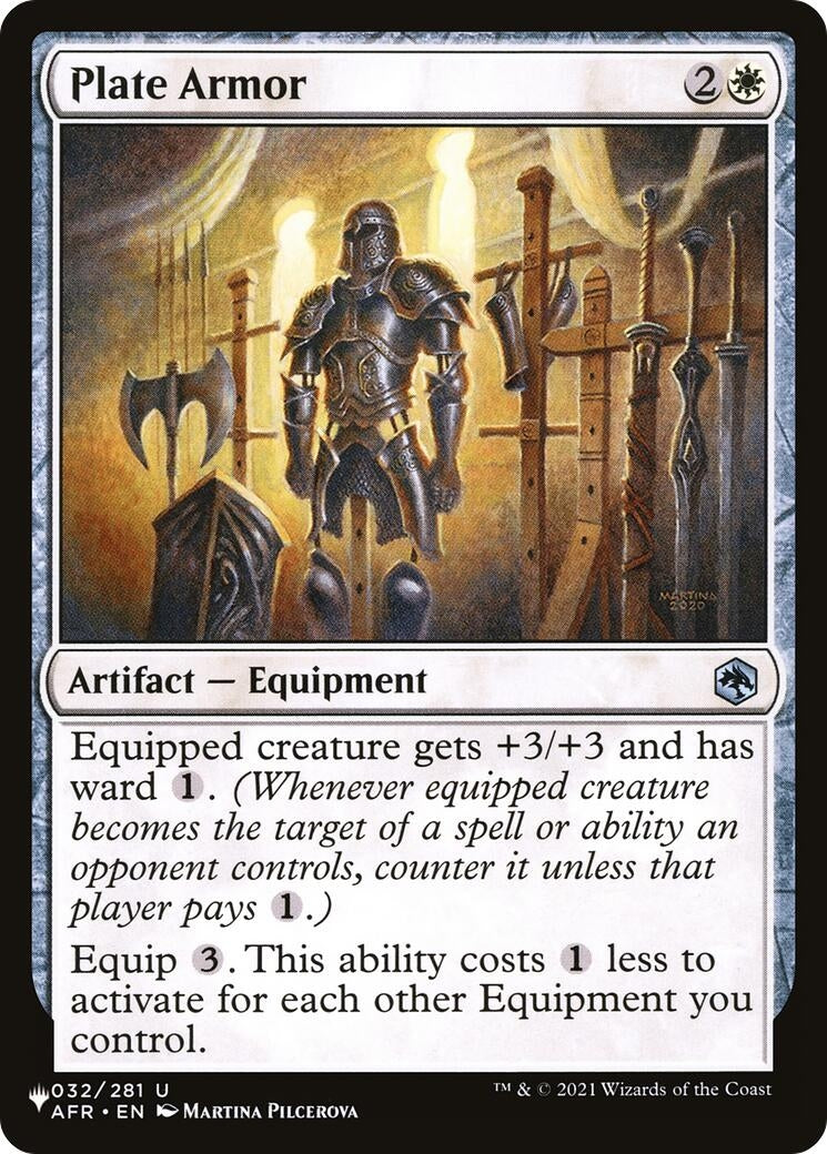 Plate Armor (32) [LIST] - MTG Single