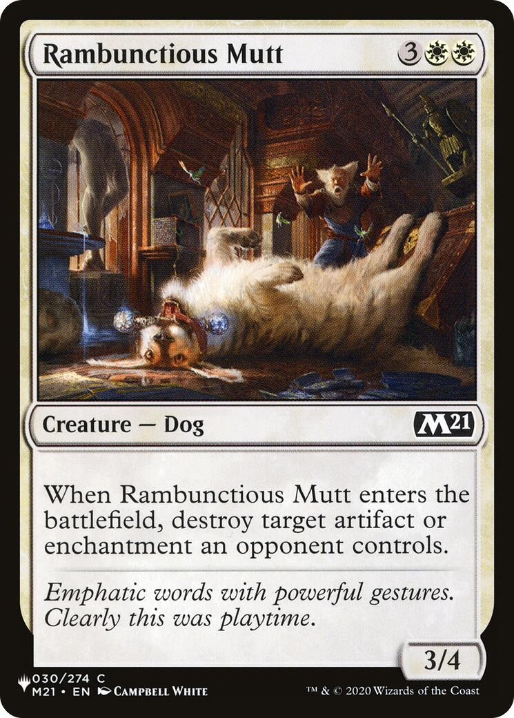 Rambunctious Mutt (30) [LIST] - MTG Single