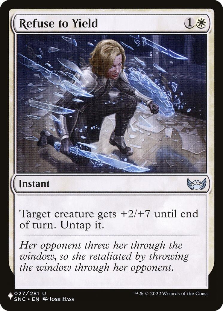 Refuse to Yield (27) [LIST] - MTG Single