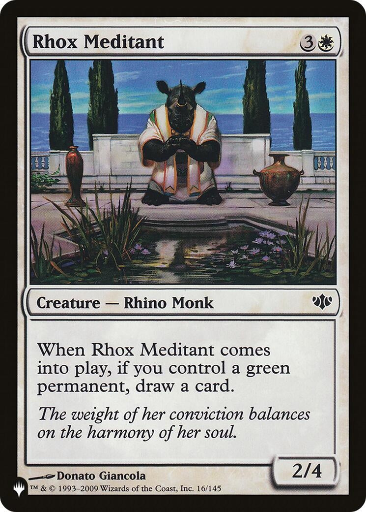 Rhox Meditant (16) [LIST] - MTG Single