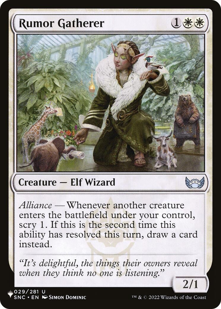 Rumor Gatherer (29) [LIST] - MTG Single