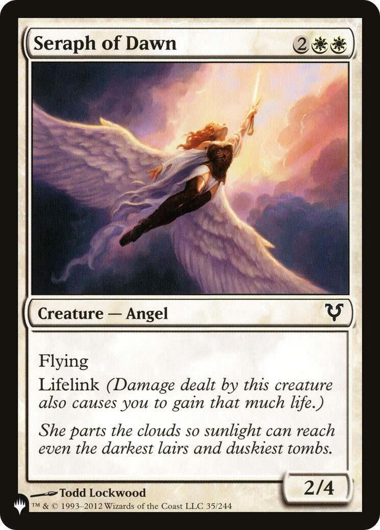 Seraph of Dawn (35) [LIST] - MTG Single