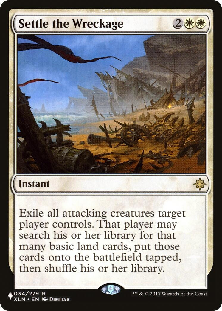 Settle the Wreckage (34) [LIST] - MTG Single