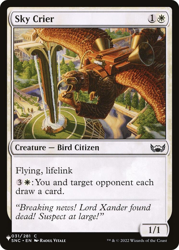 Sky Crier (31) [LIST] - MTG Single