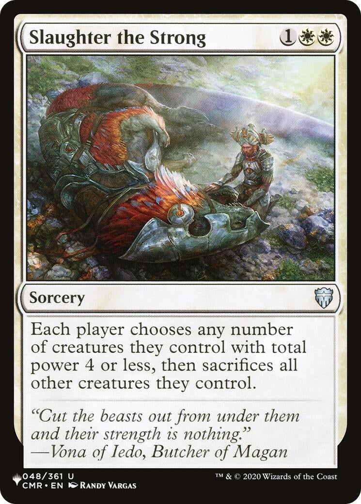 Slaughter the Strong (48) [LIST] - MTG Single