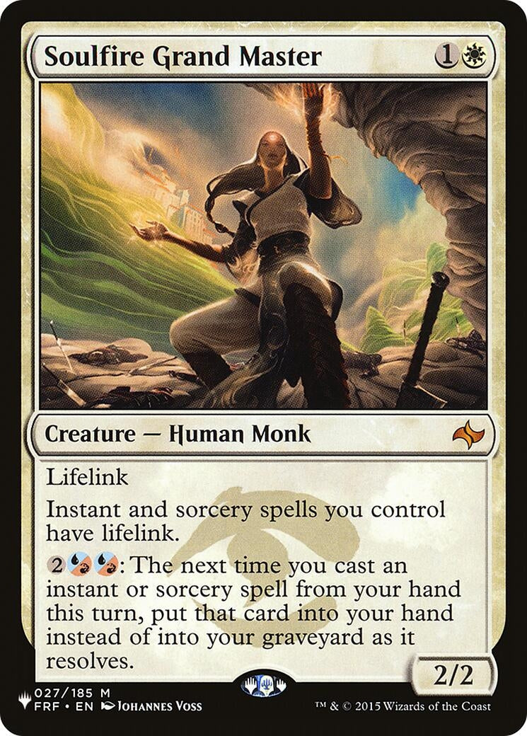 Soulfire Grand Master (27) [LIST] - MTG Single