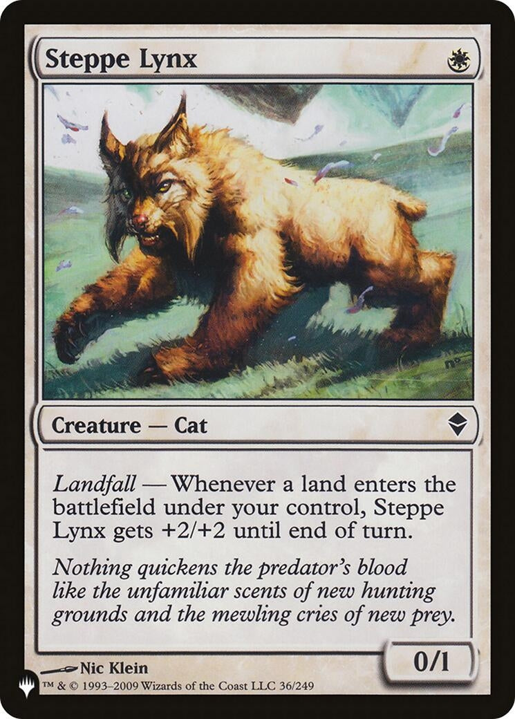 Steppe Lynx (36) [LIST] - MTG Single