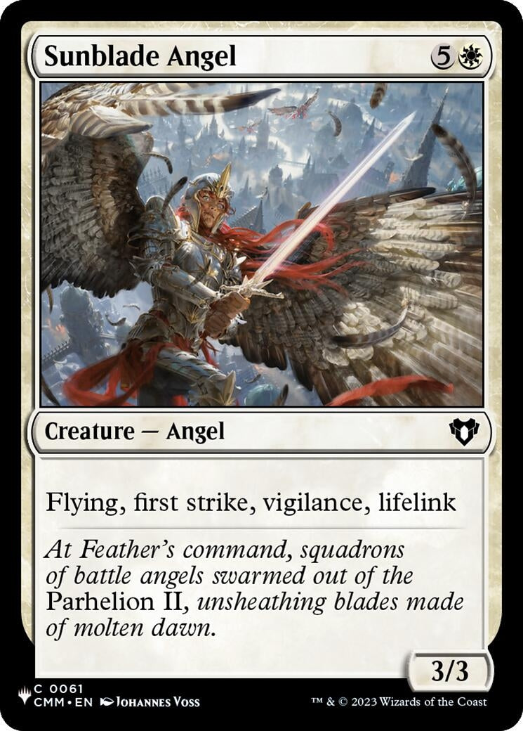 Sunblade Angel (61) [LIST] - MTG Single