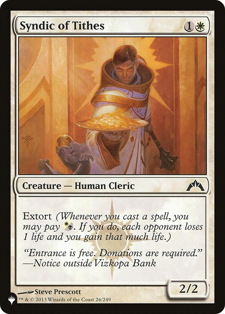 Syndic of Tithes (26) [LIST] - MTG Single