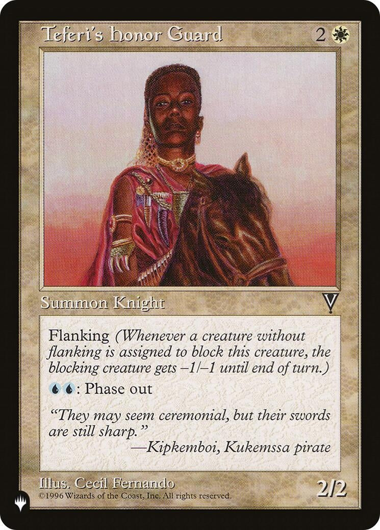 Teferi’s Honor Guard [LIST] - MTG Single