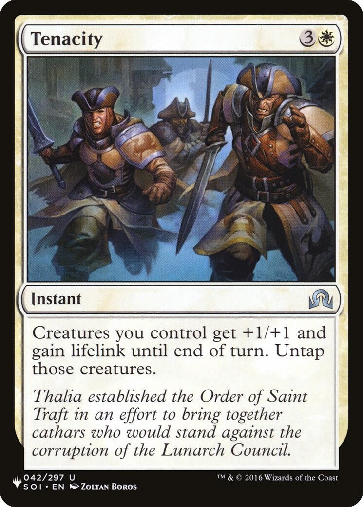 Tenacity (42) [LIST] - MTG Single
