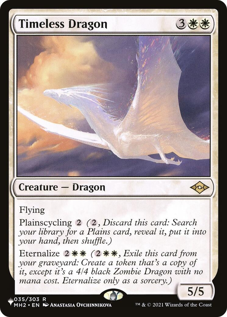 Timeless Dragon (35) [LIST] - MTG Single