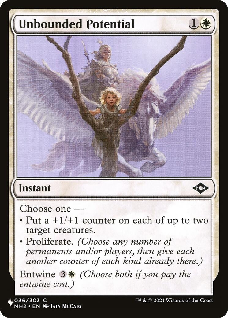 Unbounded Potential (36) [LIST] - MTG Single