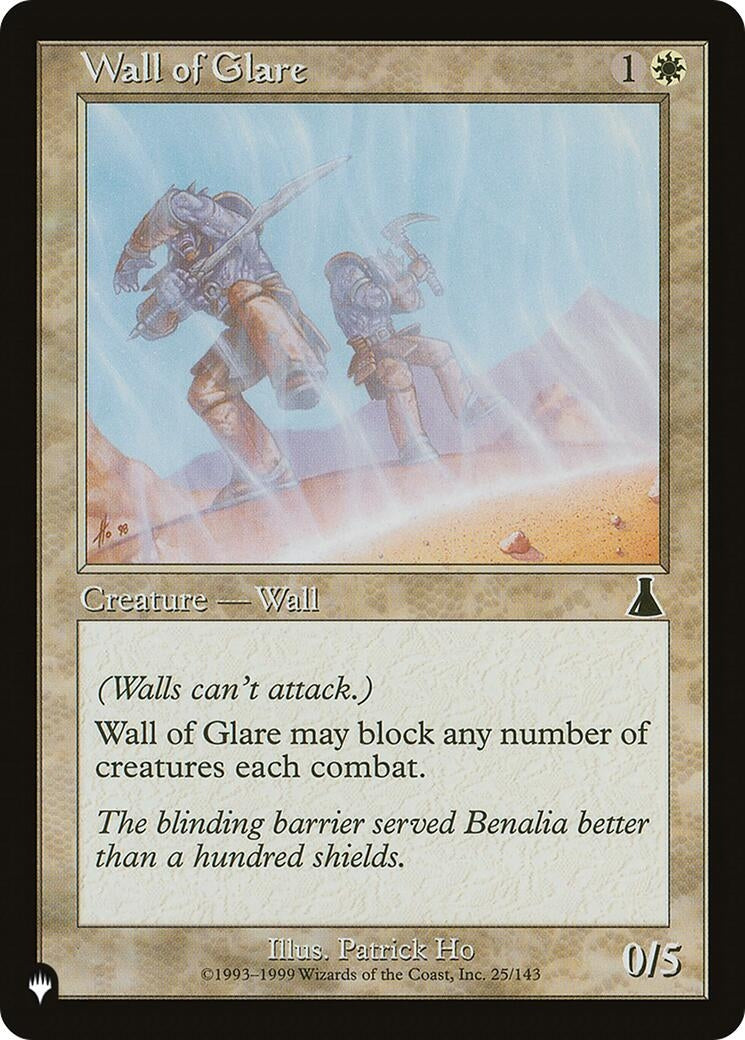 Wall of Glare (25) [LIST] - MTG Single