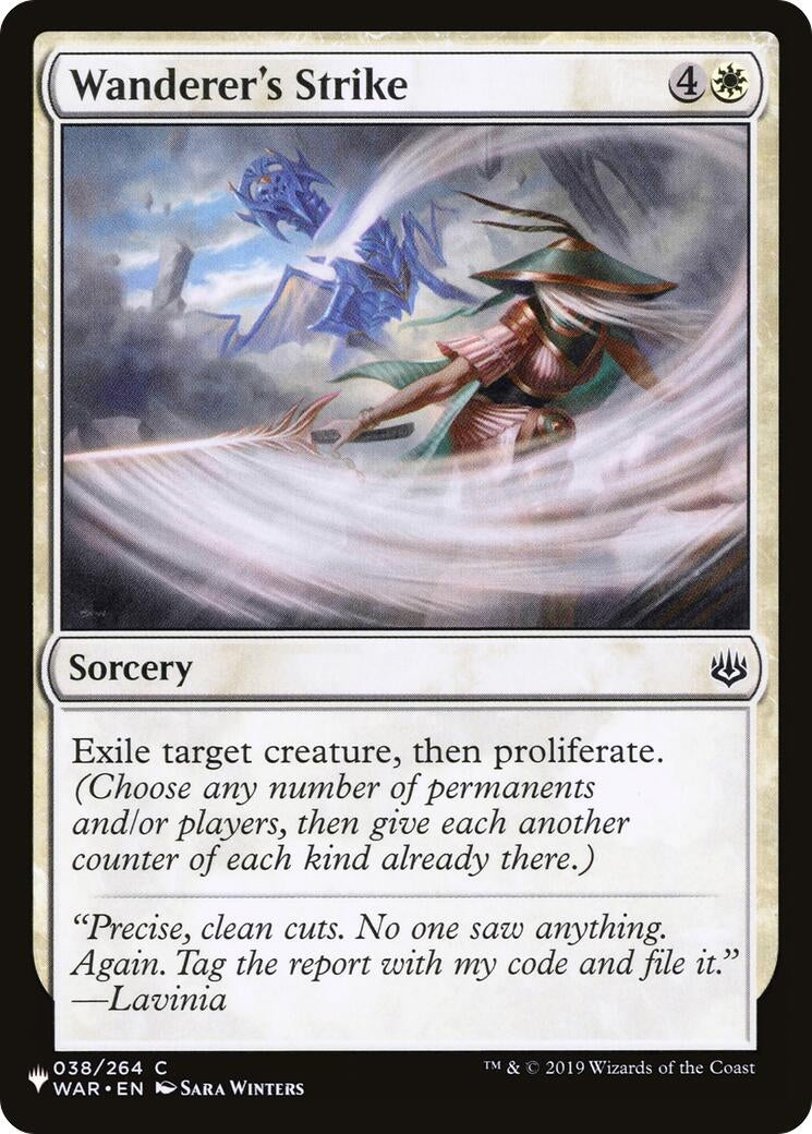 Wanderer’s Strike (38) [LIST] - MTG Single